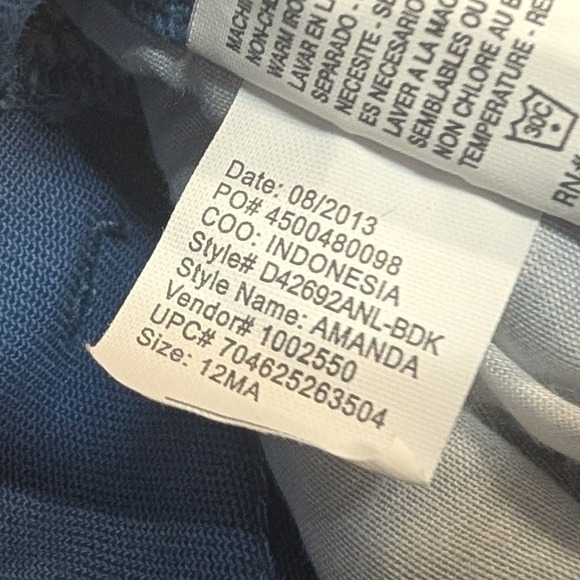 NWT Gloria Vanderbilt Amanda Jeans Women 12 Blue Tapered High Rise Ultra Stretch - Picture 10 of 16